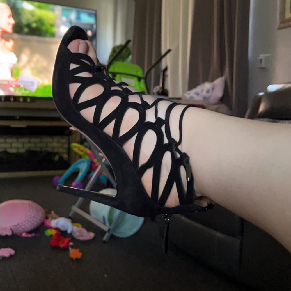 Aquazzura Black Suede